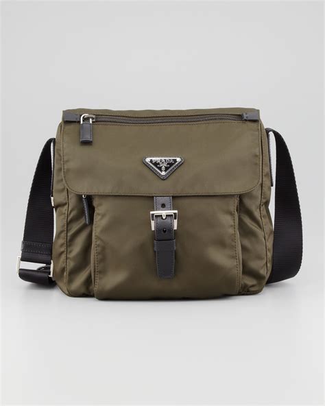 Prada Vela Nylon Messenger Bag .